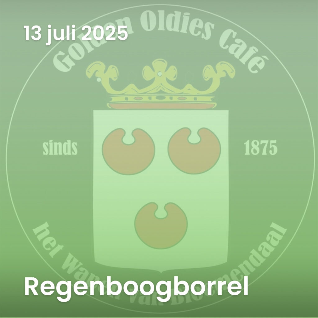 Regenboogborrel Wapen van Bloemendaal - 13 juli, 2025