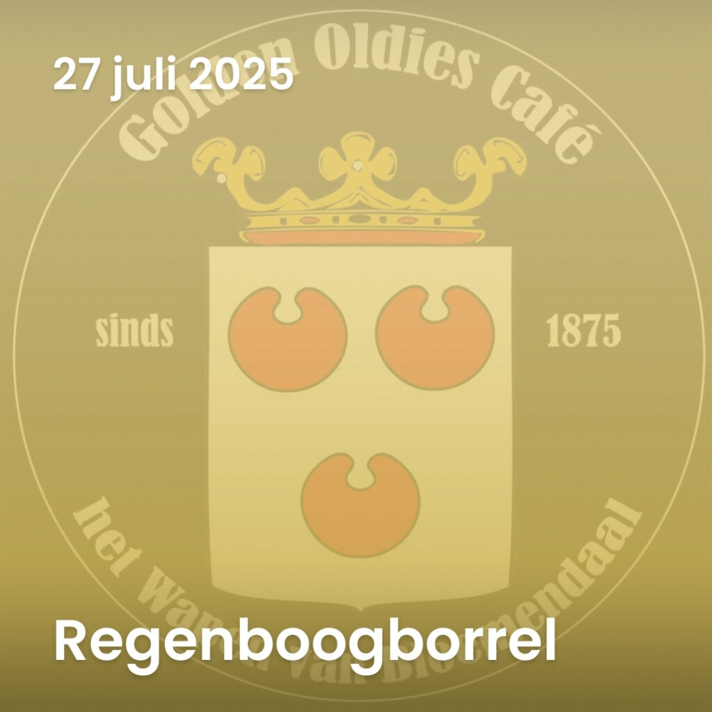 Regenboogborrel Wapen van Bloemendaal - 27 juli, 2025